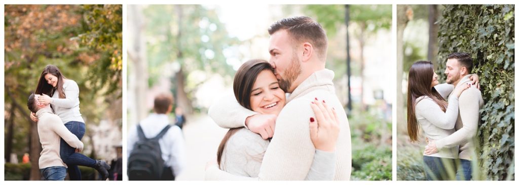 Rittenhouse Square Philadelphia Engagement Session Photos