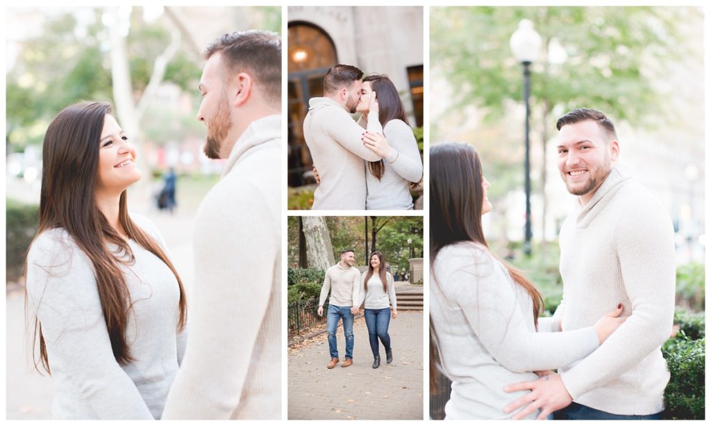Rittenhouse Square Philadelphia Engagement Session Photos