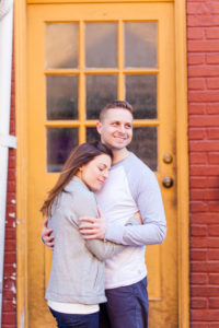 Engagement Photo Down Town West Chester Pennsylvania